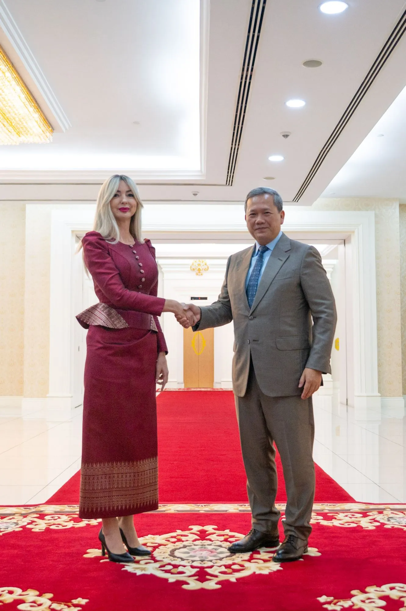 Meeting with the Prime Minister of Cambodia Hun Manet, photo report